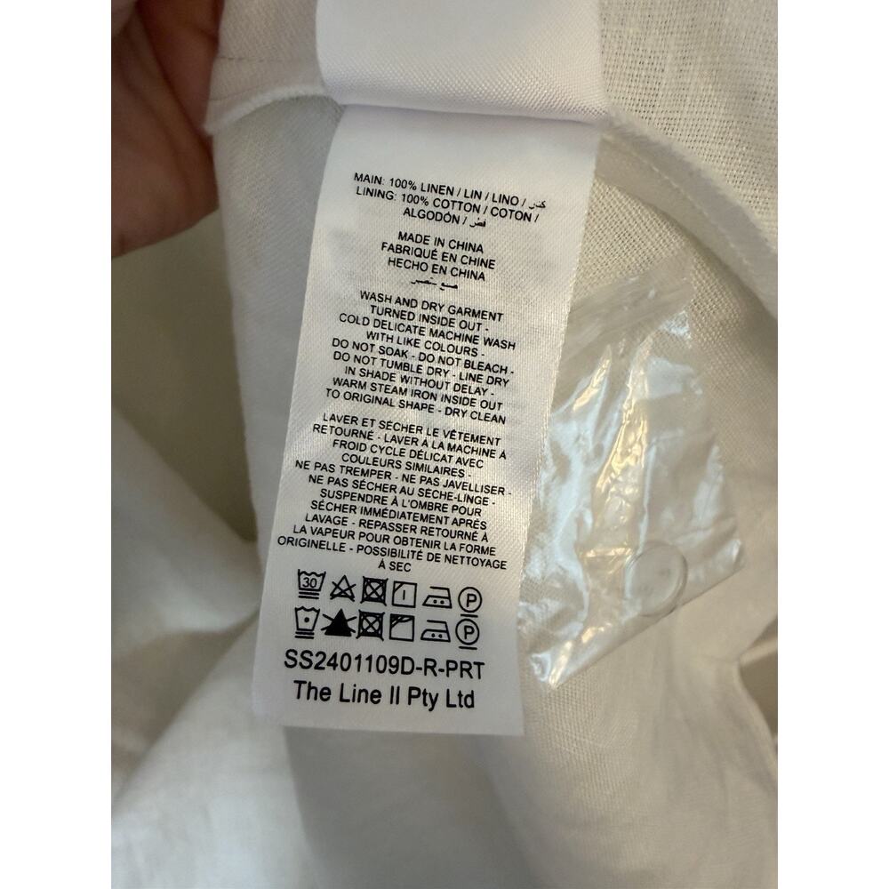 Significant Other Parisa Placed Floral Strapless 100%Linen Maxi Dress Size 6 NEW - Picture 13 of 15